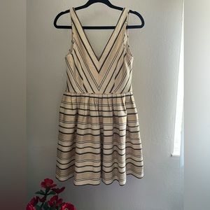 Gold Metallic Mini Dress by J. Crew